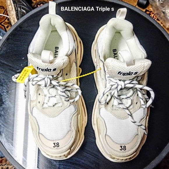 Balenciaga Runners triple S white - Picture 1 of 3